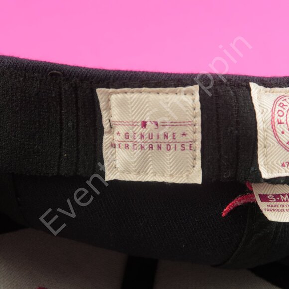 47 Detroit Tigers Hat Mens S-M Navy Blue Wool Blend Script New - Picture 11 of 12